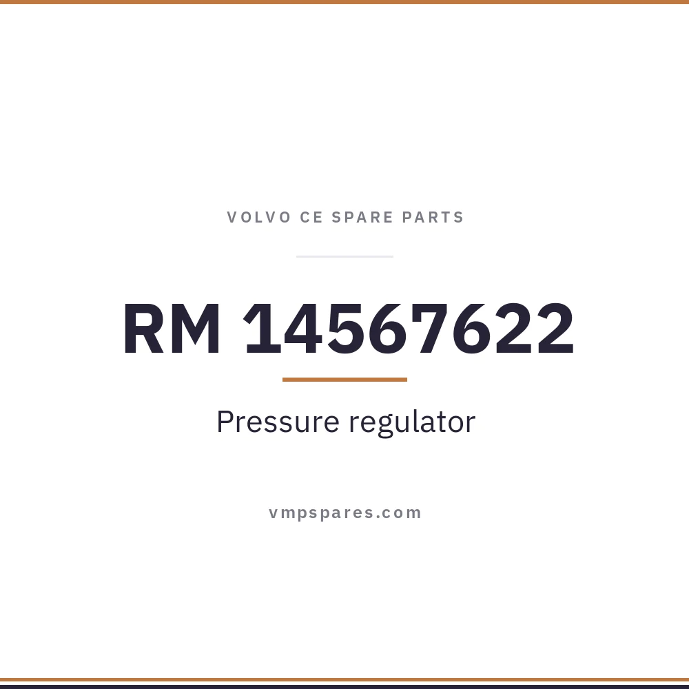 RM 14567622 – Pressure regulator