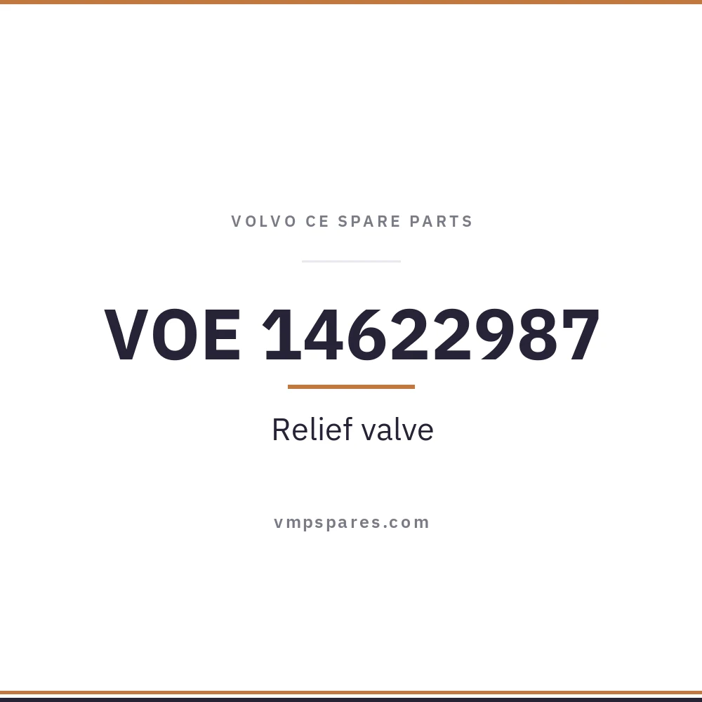 VOE 14622987 – Relief valve