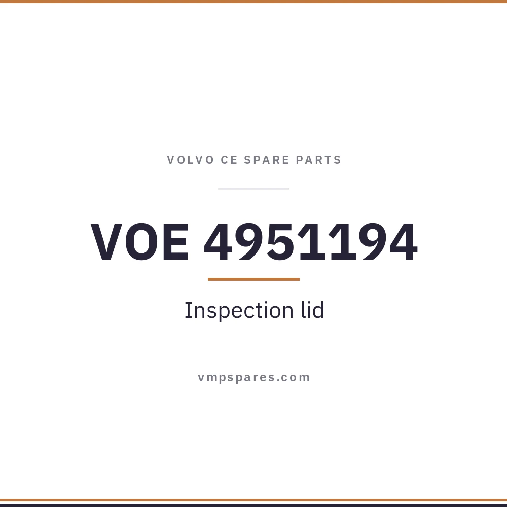 VOE 4951194 – Inspection lid