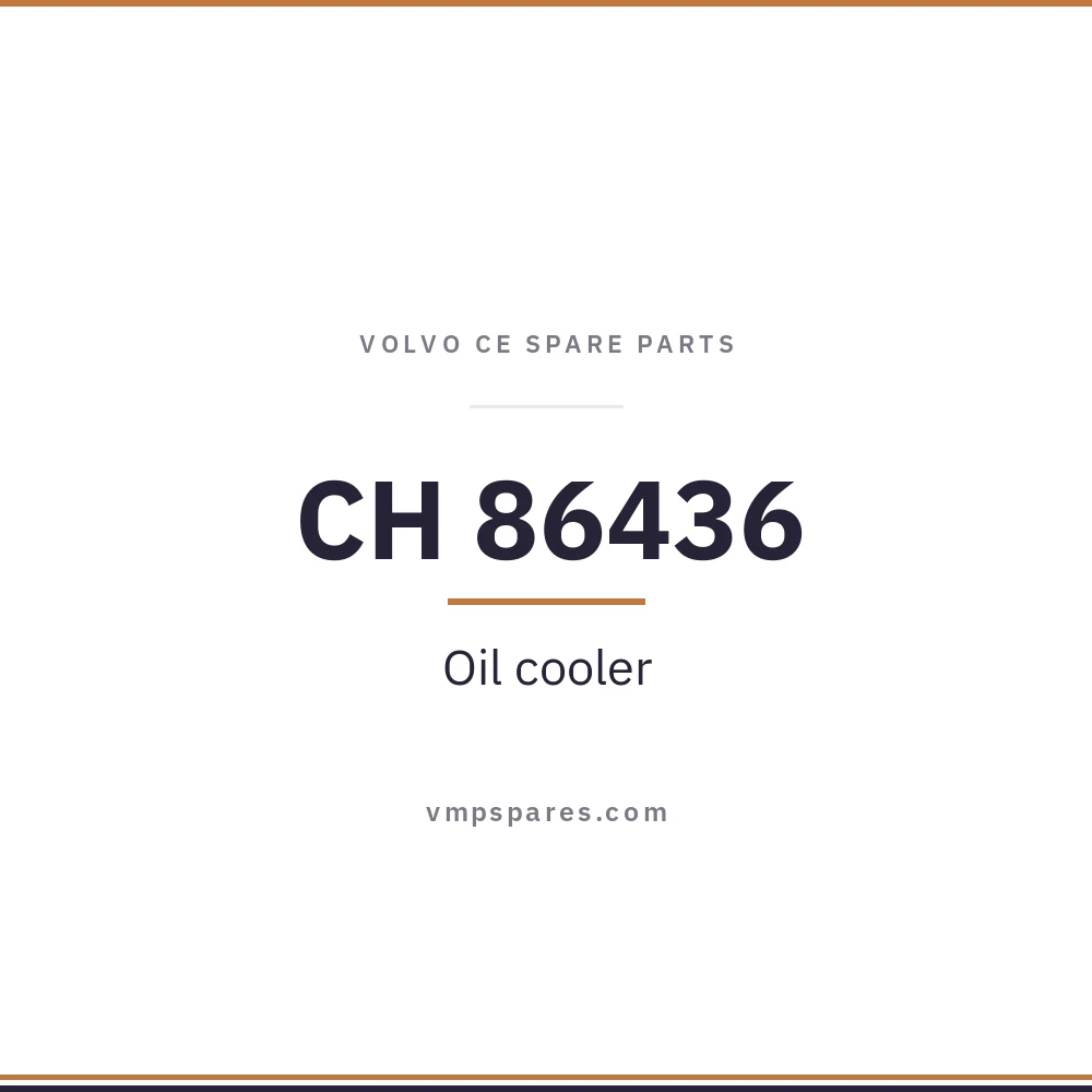 CH 86436 – Oil cooler