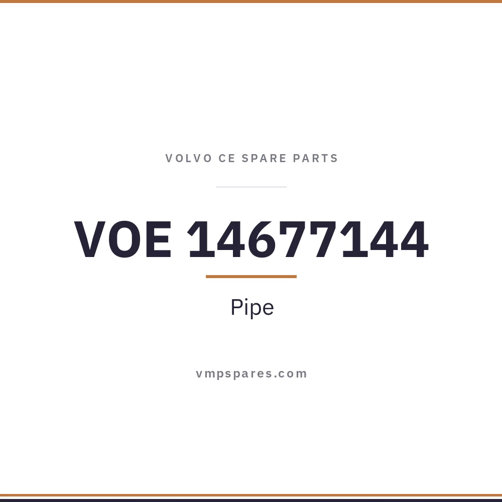 VOE 14677144 – Pipe