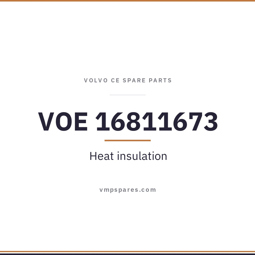 VOE 16811673 – Heat insulation