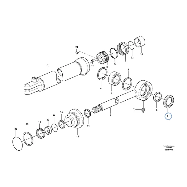 11055910-43238 - VOE 11055910 - Sealing Ring VMP | VMP Spares