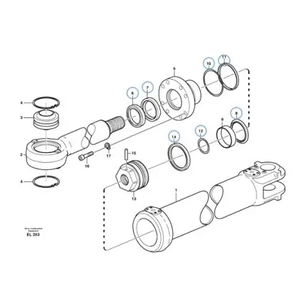 11709028RK9028 - VOE 11709028 - Sealing Kit VMP | VMP Spares