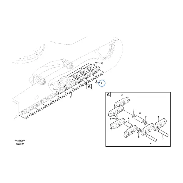 14663702 - VOE 14663702 - Track Nut | VMP Spares