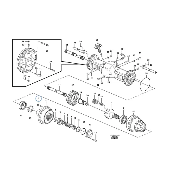 15107881 - VOE 15107881 - Wheel Stud | VMP Spares