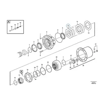 VMPG-81334 - VOE 14558958 - Disc brake | VMP Spares