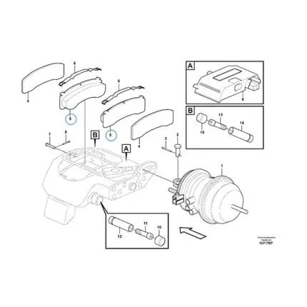 VMPG-81268 - VOE 15183699 - Brake lining kit | VMP Spares