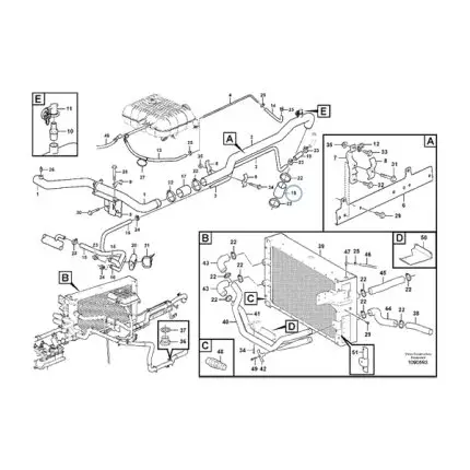 VMPG-94073 - VOE 11112379 - Radiator hose | VMP Spares