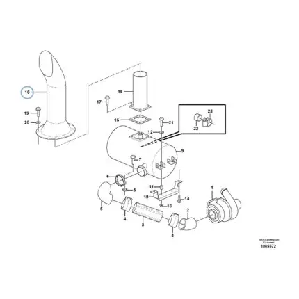 VMPG-98773 - VOE 11148403 - Ejector pipe | VMP Spares