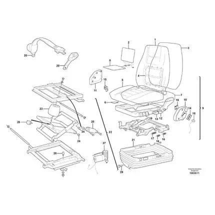 VMPG-105148 - VOE 15186571 - Seat | VMP Spares