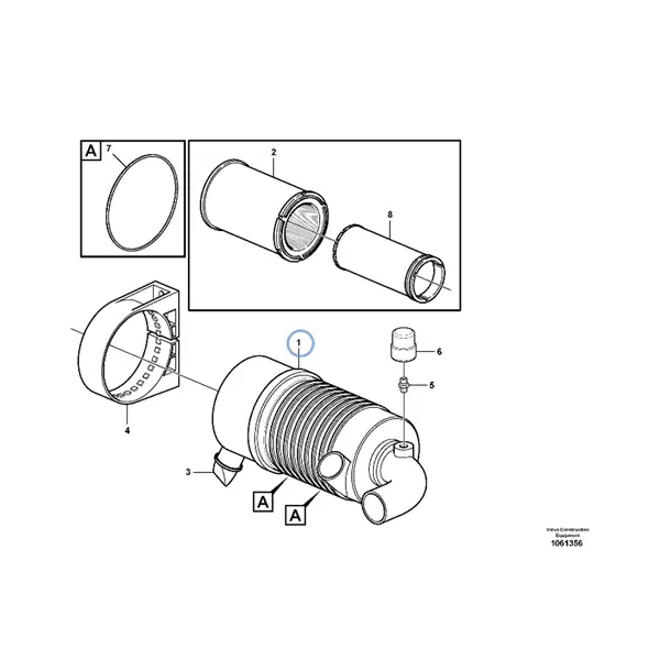 VMPG-95854 - VOE 15614714 - Air cleaner | VMP Spares