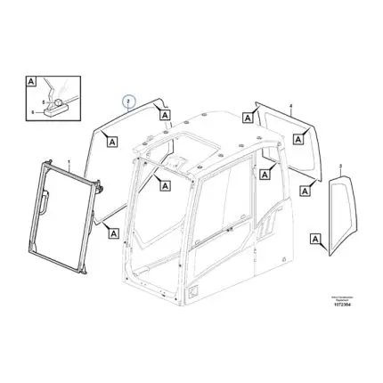 VMPG-112829 - VOE 11205297 - Side window | VMP Spares