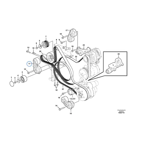 VMPG-113385 - VOE 15170633 - Belt tensioner | VMP Spares