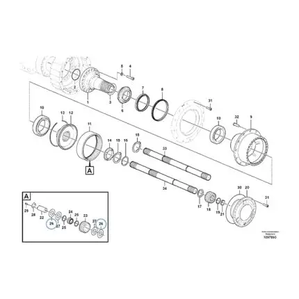 VMPG-135336 - VOE 11103092 - Thrust washer | VMP Spares