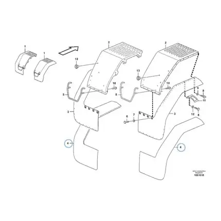 VMPG-141886 - VOE 11174774 - Mudguard widener | VMP Spares