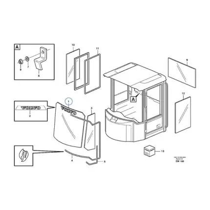VMPG-146318 - VOE 11104449 - Windscreen | VMP Spares