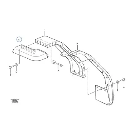 VMPG-151345 - VOE 11174763 - Mudguard widener | VMP Spares