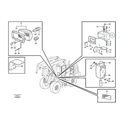 VMPG-167317 - VOE 11024742 - Lamp retainer | VMP Spares