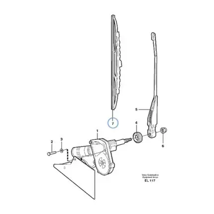 VMPG-167755 - VOE 11039290 - Wiper blade | VMP Spares