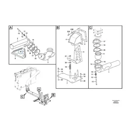 VMPG-166615 - VOE 11119738 - Tension spring | VMP Spares