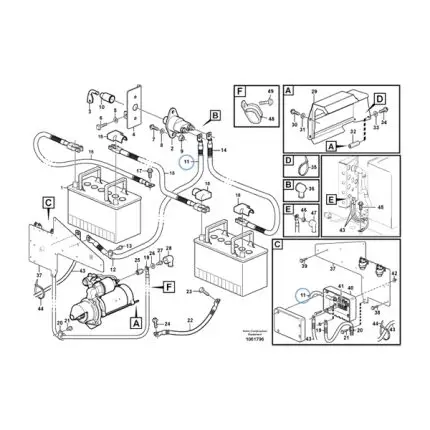 VMPG-178827 - VOE 11171599 - Battery cable | VMP Spares