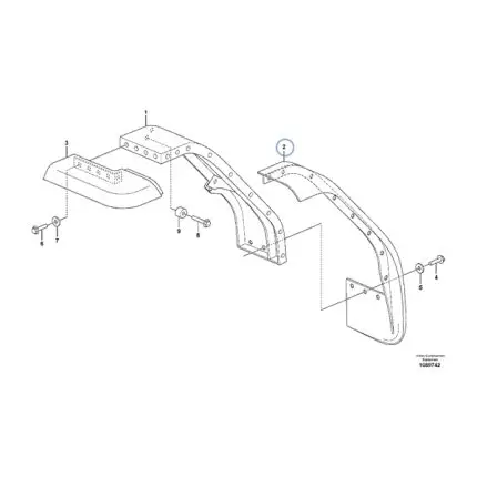VMPG-173560 - VOE 11174770 - Mudguard widener | VMP Spares