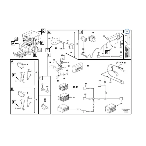 VOE15696490_1 VMPG-179032 - VOE 15696490 - Tail lamp | VMP Spares