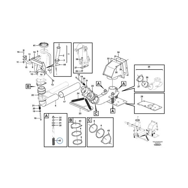 VOE4966259_1 VMPG-185784 - VOE 4966259 - Compression spring | VMP Spares
