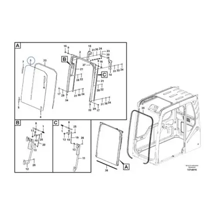 VMPG-200906 - VOE 14551131 - Glass | VMP Spares