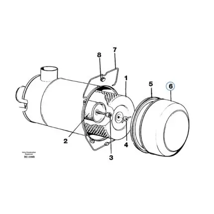 VMPG-195540 - VOE 6640293 - End plate | VMP Spares
