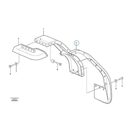 VMPG-234605 - VOE 11174766 - Mudguard widener | VMP Spares