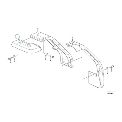 VMPG-232582 - VOE 11174768 - Mudguard widener | VMP Spares