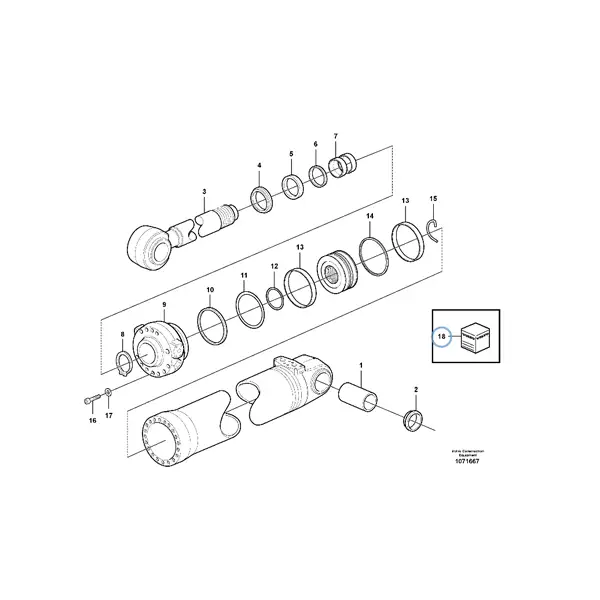 VOE17238415_1 VMPG-229229 - VOE 17238415 - Sealing kit | VMP Spares