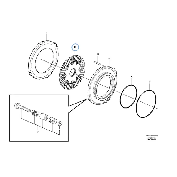 VMPG-253437 - VOE 15010426 - Friction disc | VMP Spares