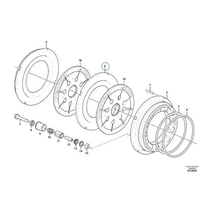 VMPG-266286 - VOE 11102181 - Brake plate | VMP Spares