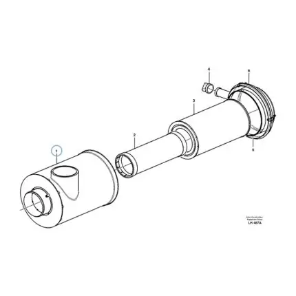 VMPG-257226 - VOE 14346120 - Air cleaner | VMP Spares