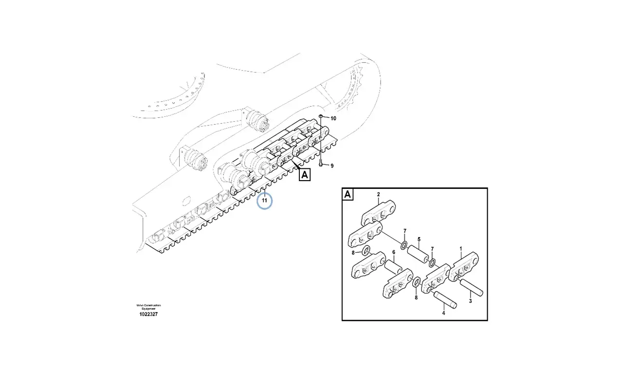VMPG-260043 - VOE 14615121 - Track shoe | VMP Spares