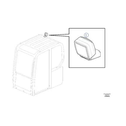 VMPG-263457 - VOE 14732411 - Work lamp | VMP Spares