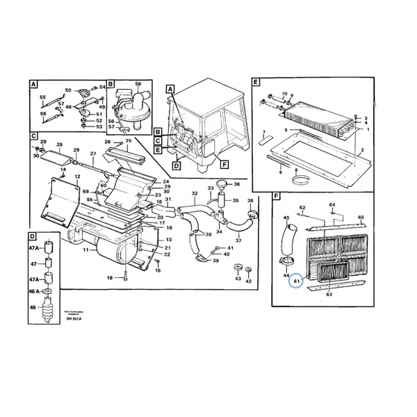 VMPG-264960 - VOE 1573059 - Filter retainer | VMP Spares