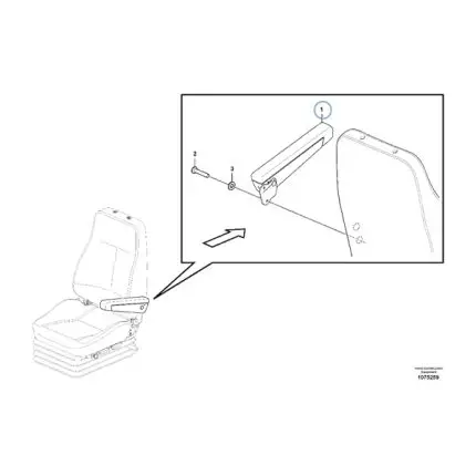 VMPG-283519 - VOE 11104014 - Arm rest | VMP Spares
