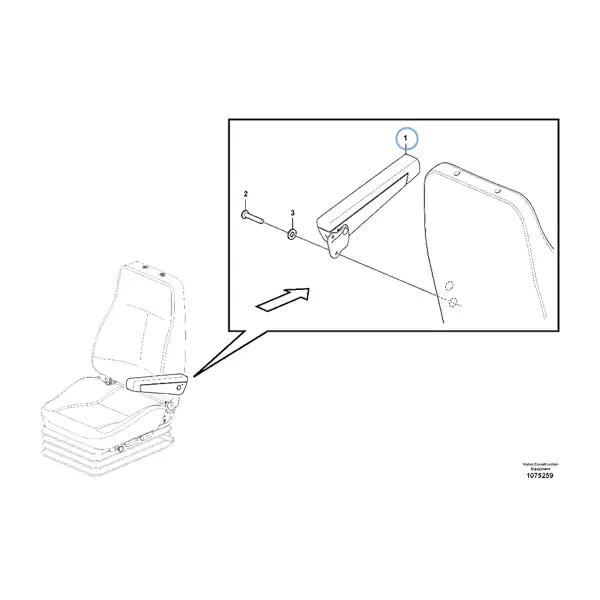 VOE11104014_1 VMPG-283519 - VOE 11104014 - Arm rest | VMP Spares