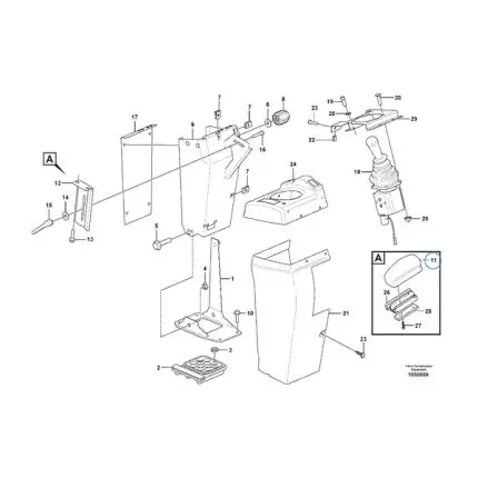 VMPG-287206 - VOE 11164951 - Arm rest | VMP Spares