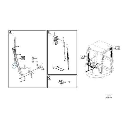 VMPG-272662 - VOE 11370518 - Wiper arm | VMP Spares