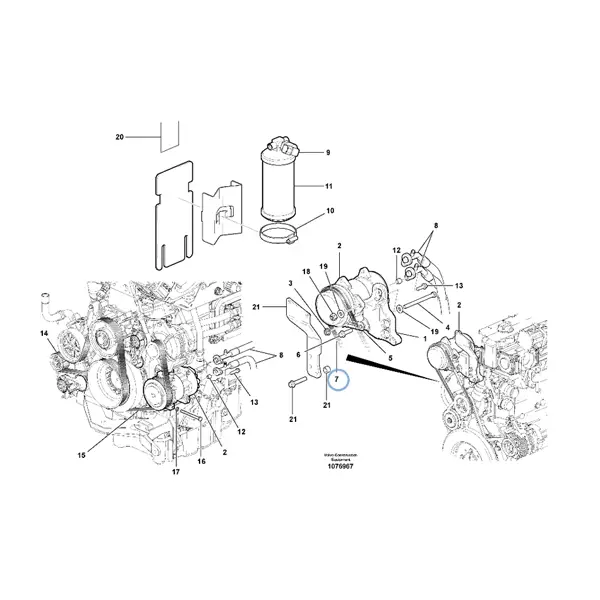 VOE977525_1 VMPG-295315 - VOE 977525 - V-belt | VMP Spares