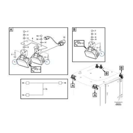 VMPG-311212 - VOE 12834591 - Work lamp | VMP Spares