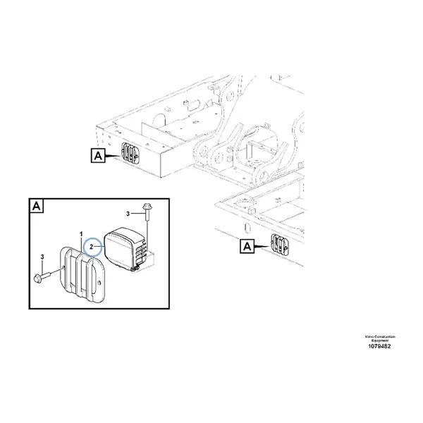 VMPG-312164 - VOE 14709938 - Work lamp | VMP Spares