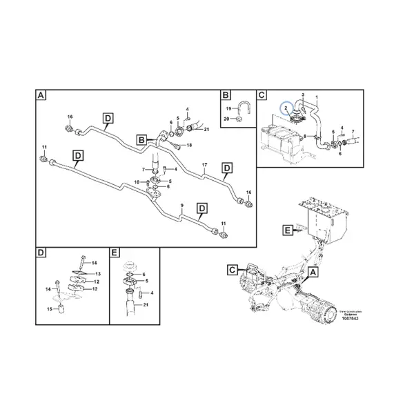 VMPG-309814 - VOE 16938674 - V-clamp | VMP Spares