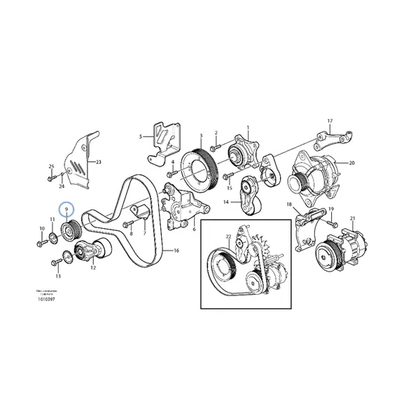 VMPG-38170 - APV2811 Pulley DAYCO | VMP Spares