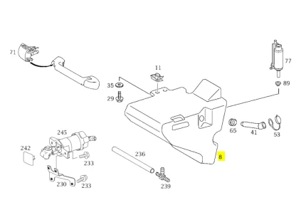 VMPG-31130 - A9408690120 Washer Fluid Tank | VMP Spares